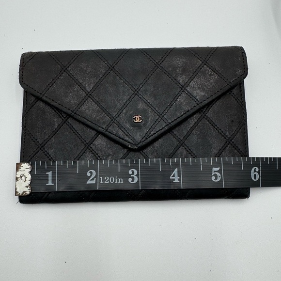 Chanel Vintage  Black Wild Stitch Lambskin Small
Wallet - Picture 12 of 13